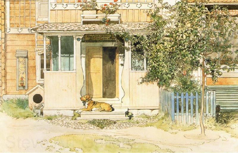 Carl Larsson The Veranda